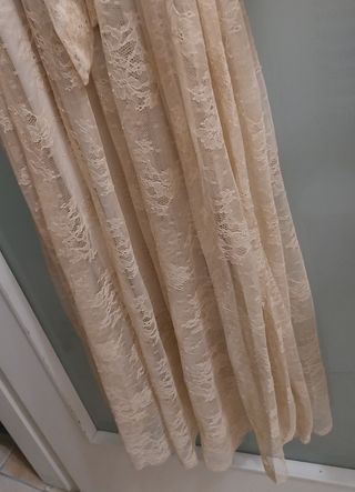 Abito elegante lungo in pizzo