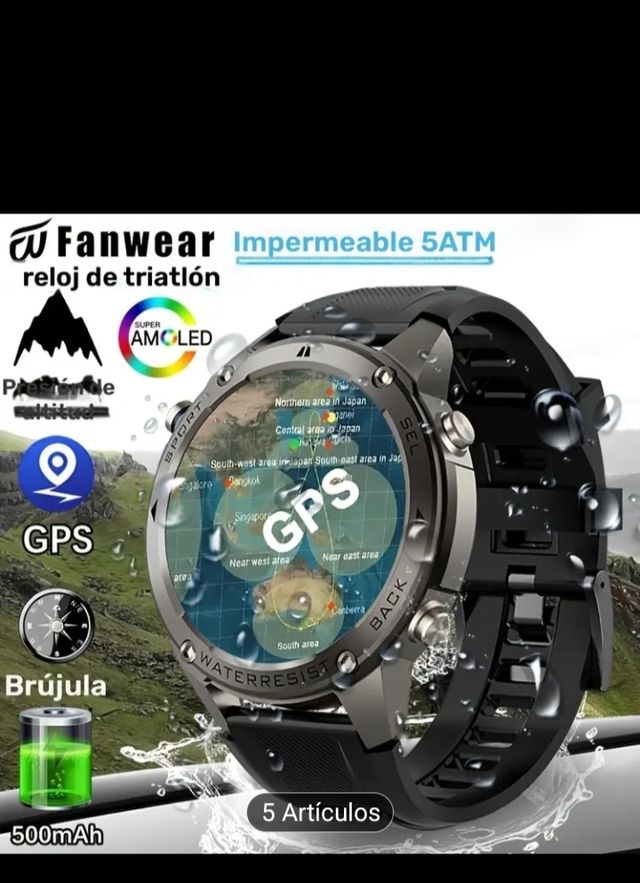 Smartwatch Fanwear DM55 - GPS, 5 ATM