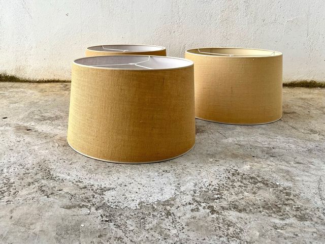 Schermi per lampada da soffitto in juta XL