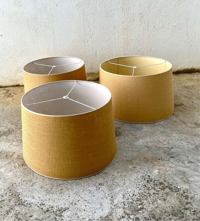 Schermi per lampada da soffitto in juta XL