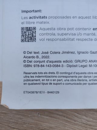 Matemáticas 3 eso ANAYA 3 trimestre