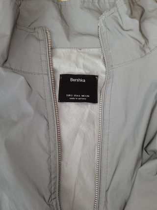 Conjunto deportivo reflectante plata