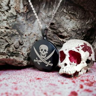 Colgante Pirata Acero Negro