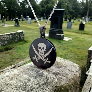 Colgante Pirata Acero Negro