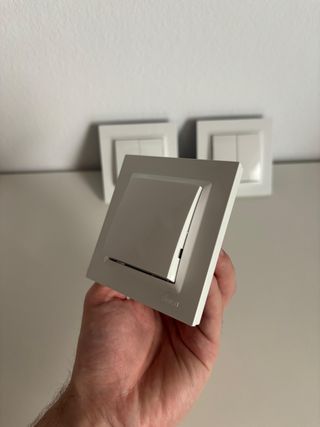 INTERRUPTORES SIMON BLANCOS x3