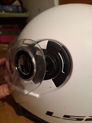 Casco moto LS2 blanco