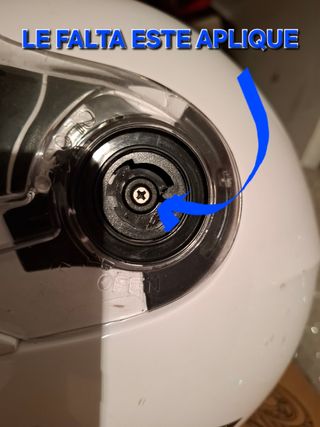 Casco moto LS2 blanco