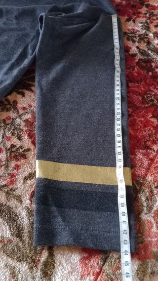 Maglia grigio e oro