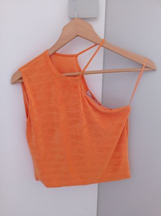 Top verano naranja, muy de moda verano
