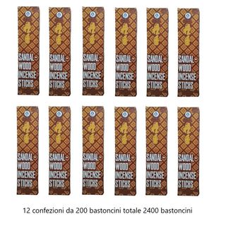 Incenso Sandalo - 2400 Bastoncini