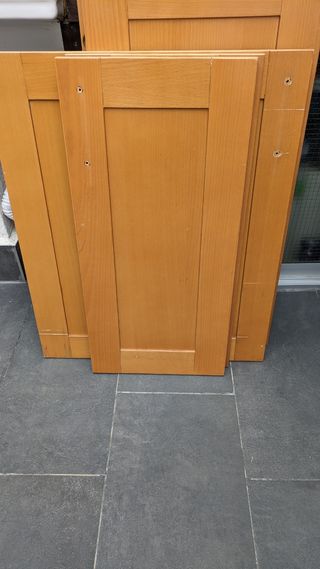 Puertas cocina - Madera -  9 unidades.