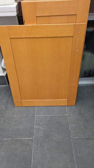 Puertas cocina - Madera -  9 unidades.