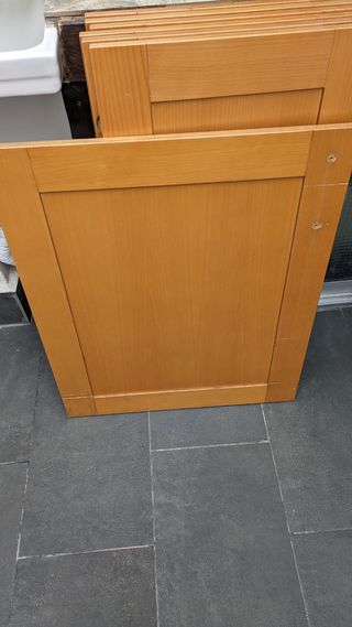 Puertas cocina - Madera -  9 unidades.