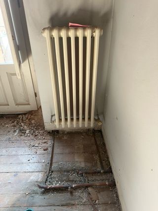 Radiadores antiguos de metal - 13 ud