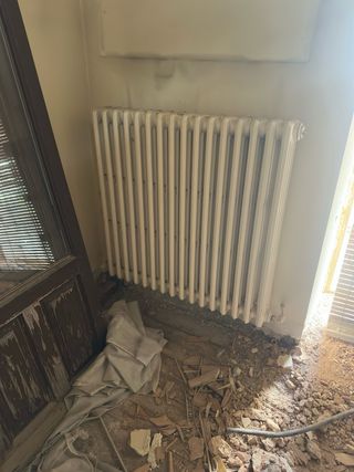 Radiadores antiguos de metal - 13 ud