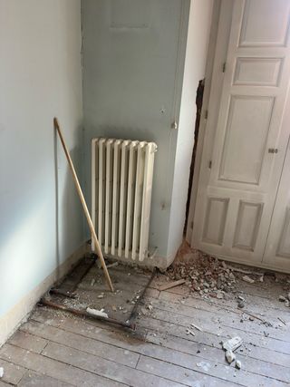 Radiadores antiguos de metal - 13 ud