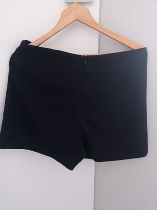 Falda pantalón negra