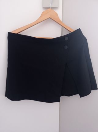 Falda pantalón negra