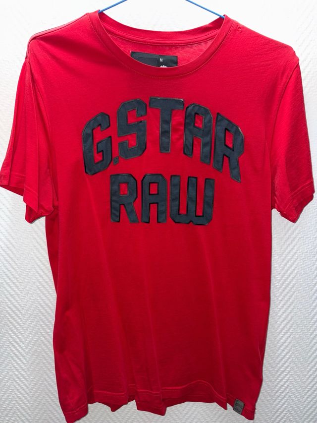 Camiseta G-Star Raw roja - Talla M