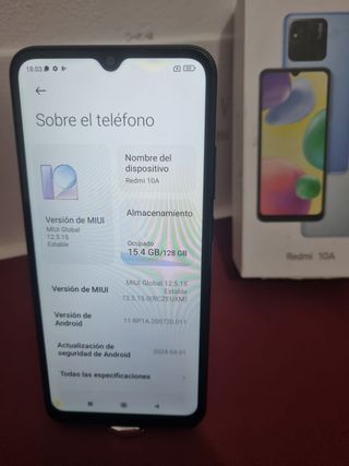 Xiaomi Redmi 10A 128GB - Negro