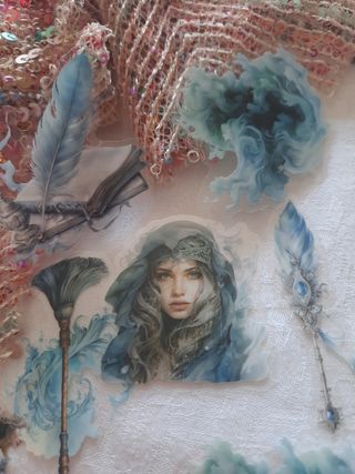 Pack Stickers Grimoire - Magia e Natureza