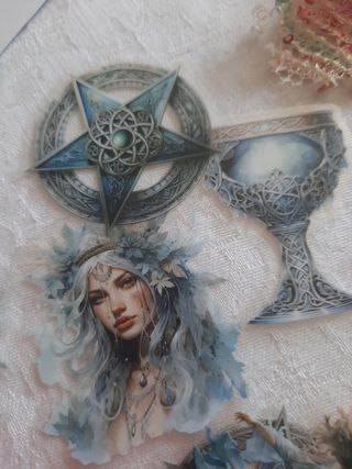 Pack Stickers Grimoire - Magia e Natureza