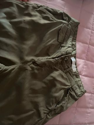 Pantaloni Zara verde oliva Tg XS