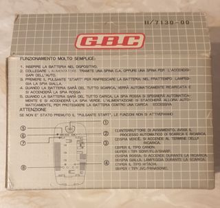 Caricabatterie GBC vintage