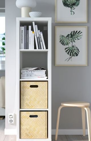 ITALIA-Libreria Kallax Ikea bianca