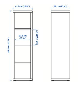 ITALIA-Libreria Kallax Ikea bianca
