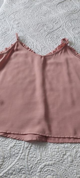 Tops mujer: rosa y gris