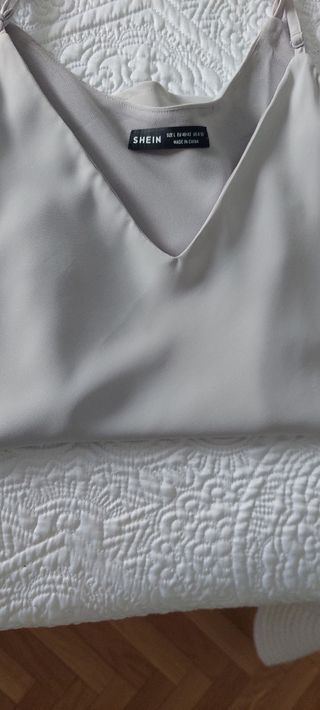 Tops mujer: rosa y gris