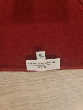 Camiseta Massimo Dutti - Roja - Talla L