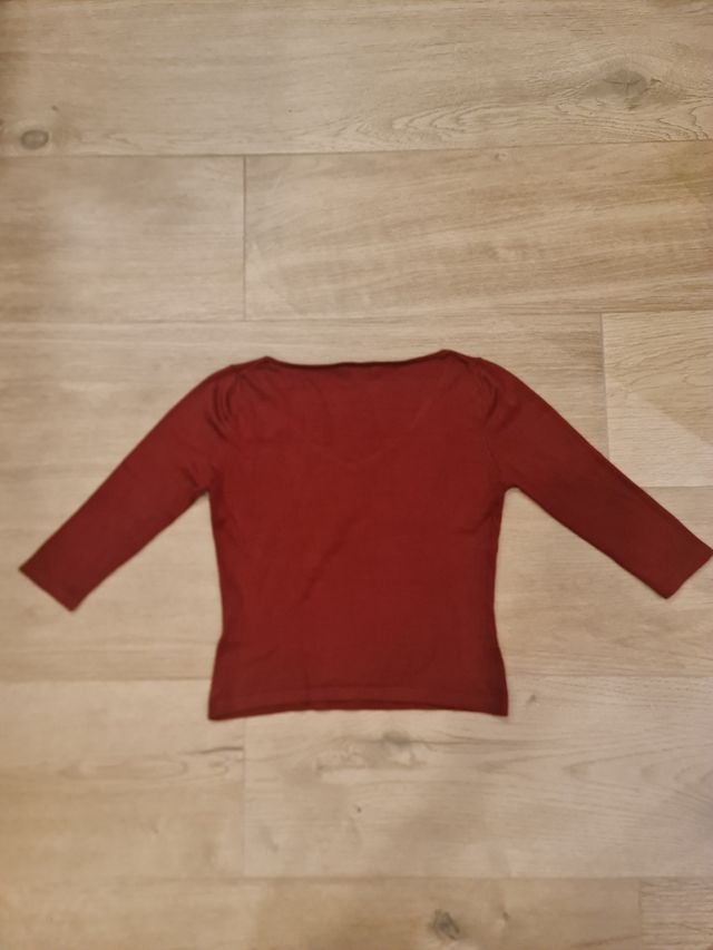 Camiseta Massimo Dutti - Roja - Talla L