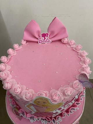Torta Barbie scenografica