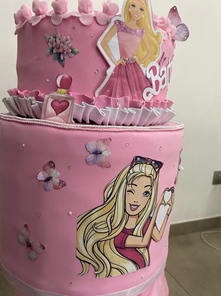 Torta Barbie scenografica