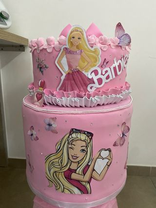 Torta Barbie scenografica