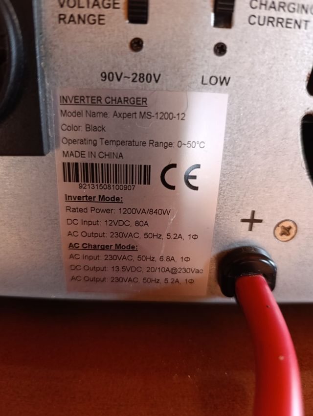 Inversor Axpert MS-1200-12 1200VA