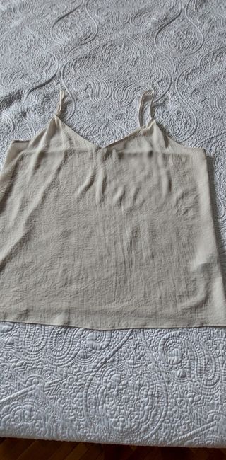 Tops tirantes beige y rosa 4XL