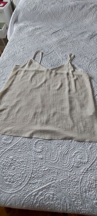 Tops tirantes beige y rosa 4XL