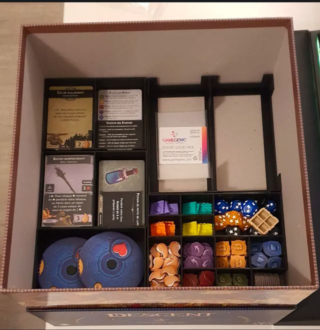 Tablero personaje Descent 3 Fundas