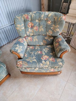 Sofá y sillón vintage