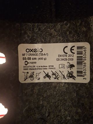 Casco bici Oxelo niño