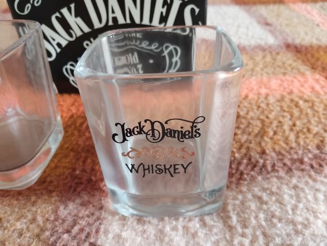 Jack Daniel's Logo Nero - Bicchieri Orig. q.tà 2