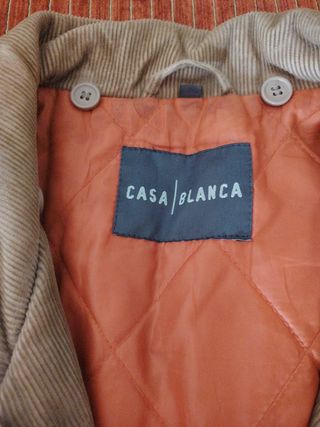 Cazadora pana Casa Blanca beige