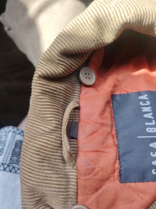 Cazadora pana Casa Blanca beige