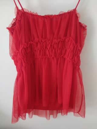 Top rojo - Blusa roja nueva