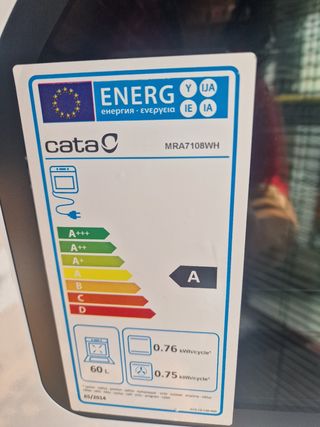 Horno Cata C eléctrico blanco