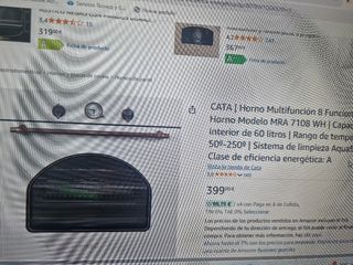 Horno Cata C eléctrico blanco