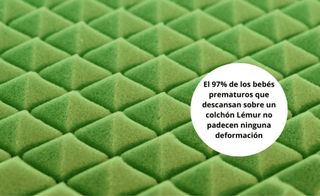 colchon para mini cuna 50x80 marca lemur baby